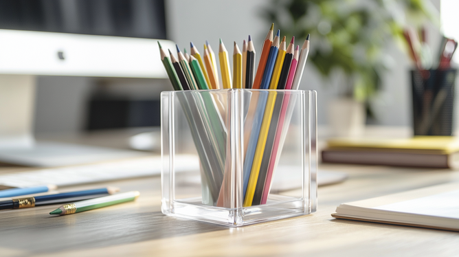 Porta Lápis de Acrílico: Estilo e Praticidade para sua Mesa Porta Lápis de Acrílico: Estilo e Praticidade para sua Mesa