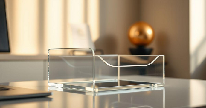 Porta-treco Acrílico: Organize com Estilo Porta-treco Acrílico: Organize com Estilo