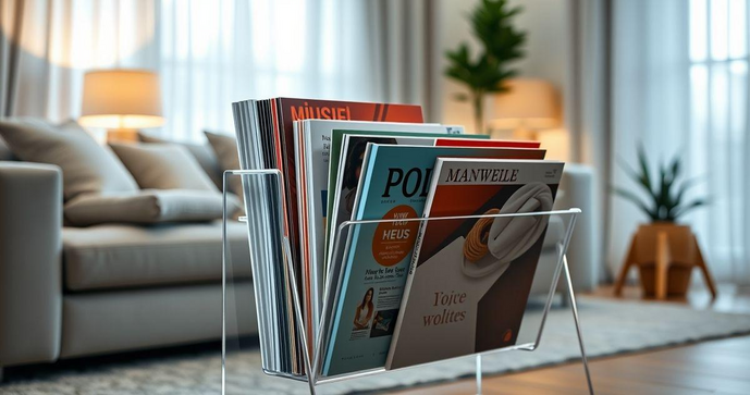Como Escolher a Melhor Porta Revista de Acrílico para Sua Casa Como Escolher a Melhor Porta Revista de Acrílico para Sua Casa