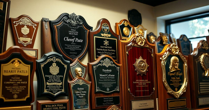 Como Escolher a Placa de Troféu Ideal para Seus Eventos Como Escolher a Placa de Troféu Ideal para Seus Eventos