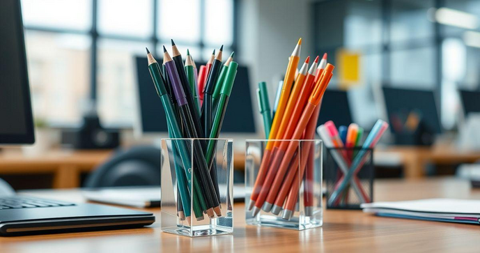 Porta Caneta Acrílico: Como Escolher o Modelo Ideal para Seu Escritório Porta Caneta Acrílico: Como Escolher o Modelo Ideal para Seu Escritório