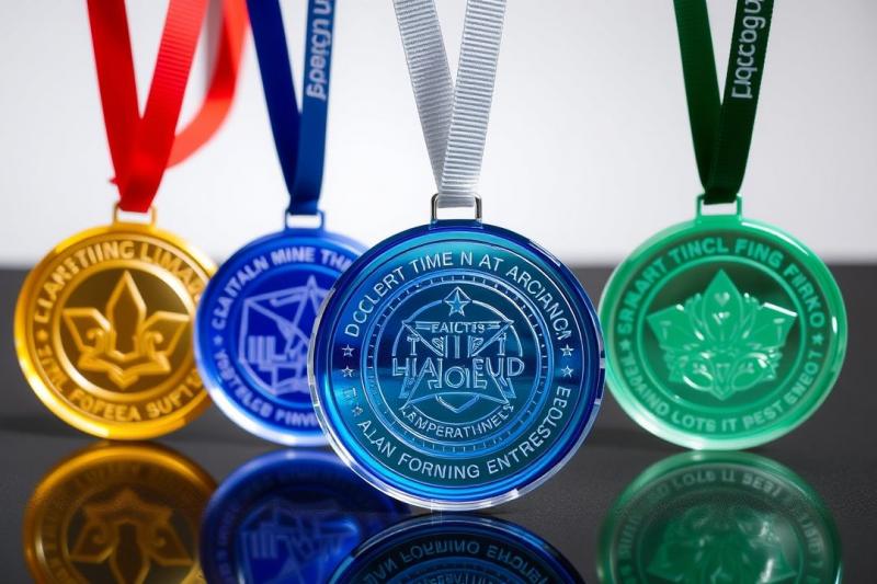 Medalhas de Acrílico: Como Escolher e Usar na sua Festa Medalhas de Acrílico: Como Escolher e Usar na sua Festa