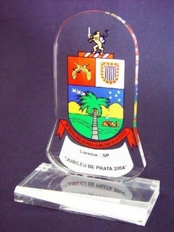 Comprar Troféu de Acrílico para Jogo de Futebol Parque das Laranjeiras - Troféu de Acrílico Futebol