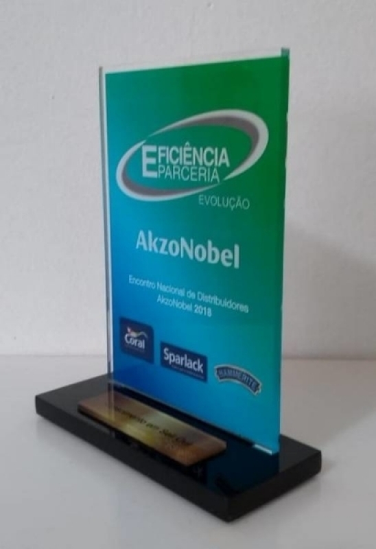 Loja de Troféu de Brinde Acrílico para Premiação Parada Inglesa - Troféu Acrílico em Premiação