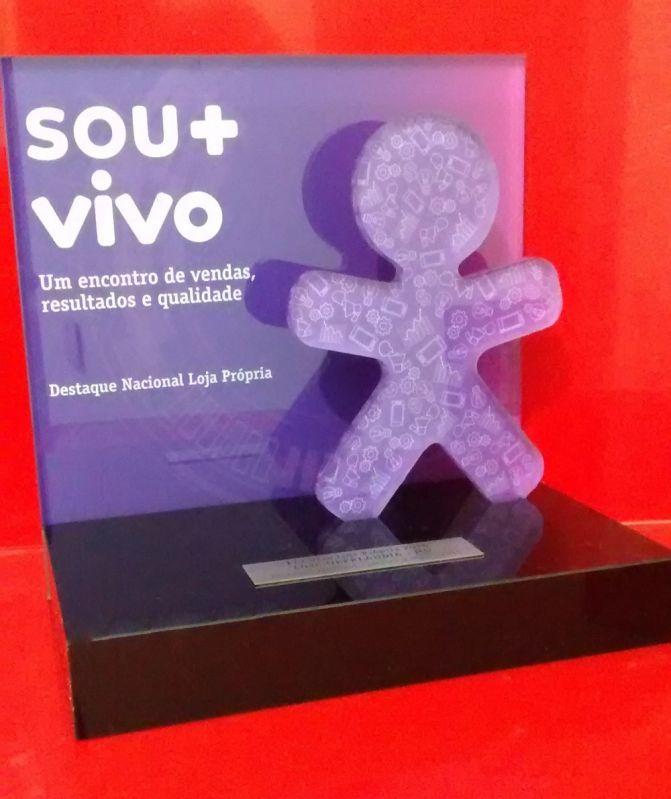 Onde Encontrar Troféu Personalizado de Acrílico na Barra Funda - Troféu Lapidado em Acrílico