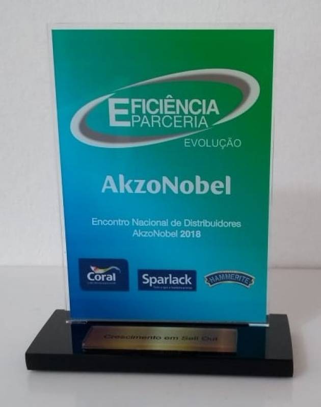 Onde Vende Troféu em Acrílico sob Encomenda Barra Funda - Troféu em Acrílico para Homenagem