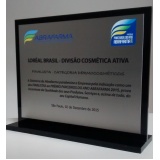 empresa de troféu para formatura em acrílico transparente na Lapa