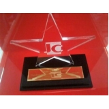 empresa de troféu placa acrílico Aclimação