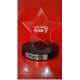 troféu personalizado de acrílico em Perdizes