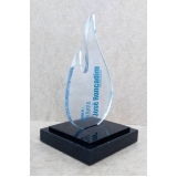troféu placa de acrílico valores Água Branca