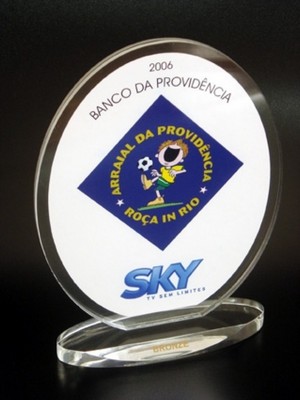 Troféu de Acrílico Feito sob Medida no Jaguaré - Troféu para Prêmio em Acrílico