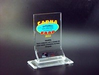 Troféu de Acrílico para Encomenda Preço em Perus - Confecção de Troféus de Acrílico