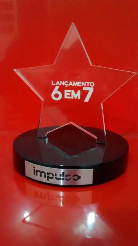 Troféu Personalizado de Acrílico no Pacaembu - Troféu de Acrílico Personalizado